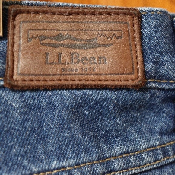 LL Bean Flannel-Lined Insulated Work Jeans 36×32 Warm Winter Utility - Picture 7 of 12